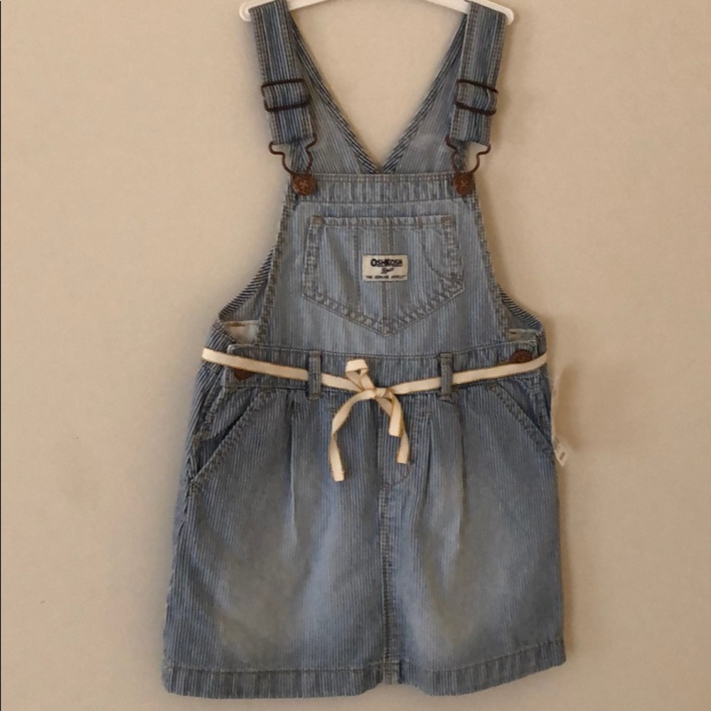 BNWT 4T OshKosh B’gosh Pinstripe Denim Dress
